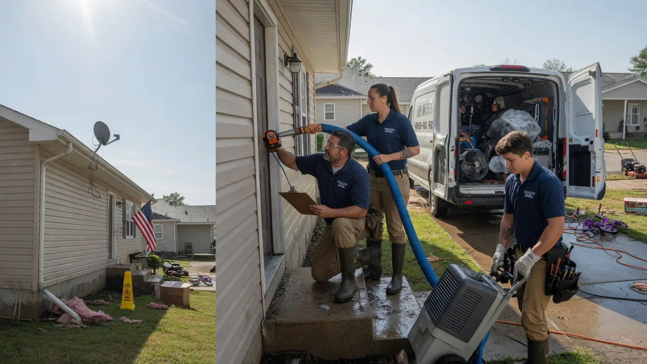Ceiling Water Damage Restoration in Mcdonald, TN near me